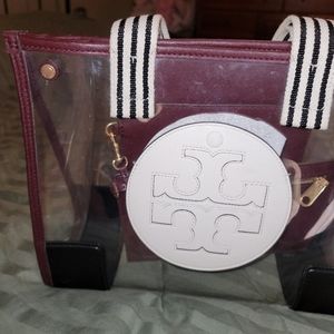 Tory Burch clear bag